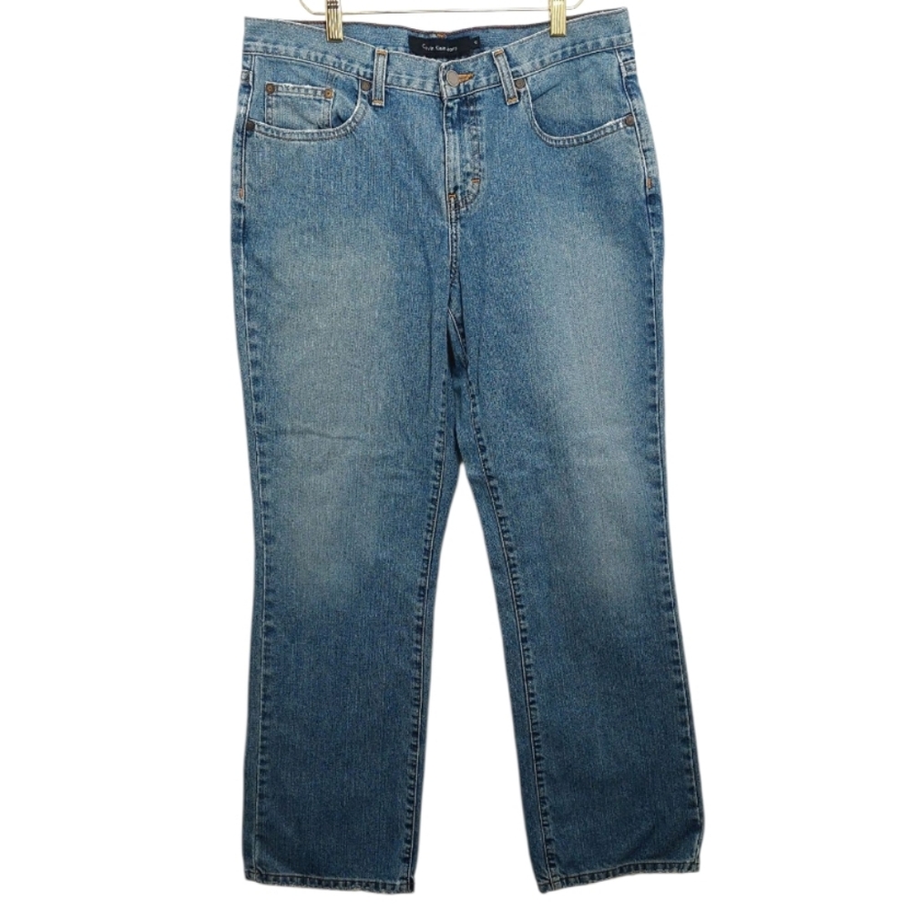 Calvin Klein Women's Size 10 Jeans Bootcut Medium Wash Cotton Mexico